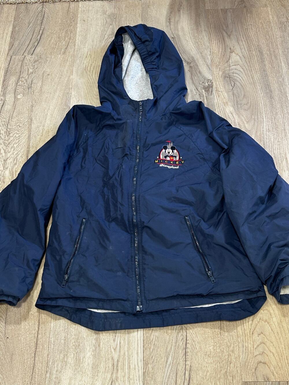 Vintage Disneyland Resort navy blue jacket